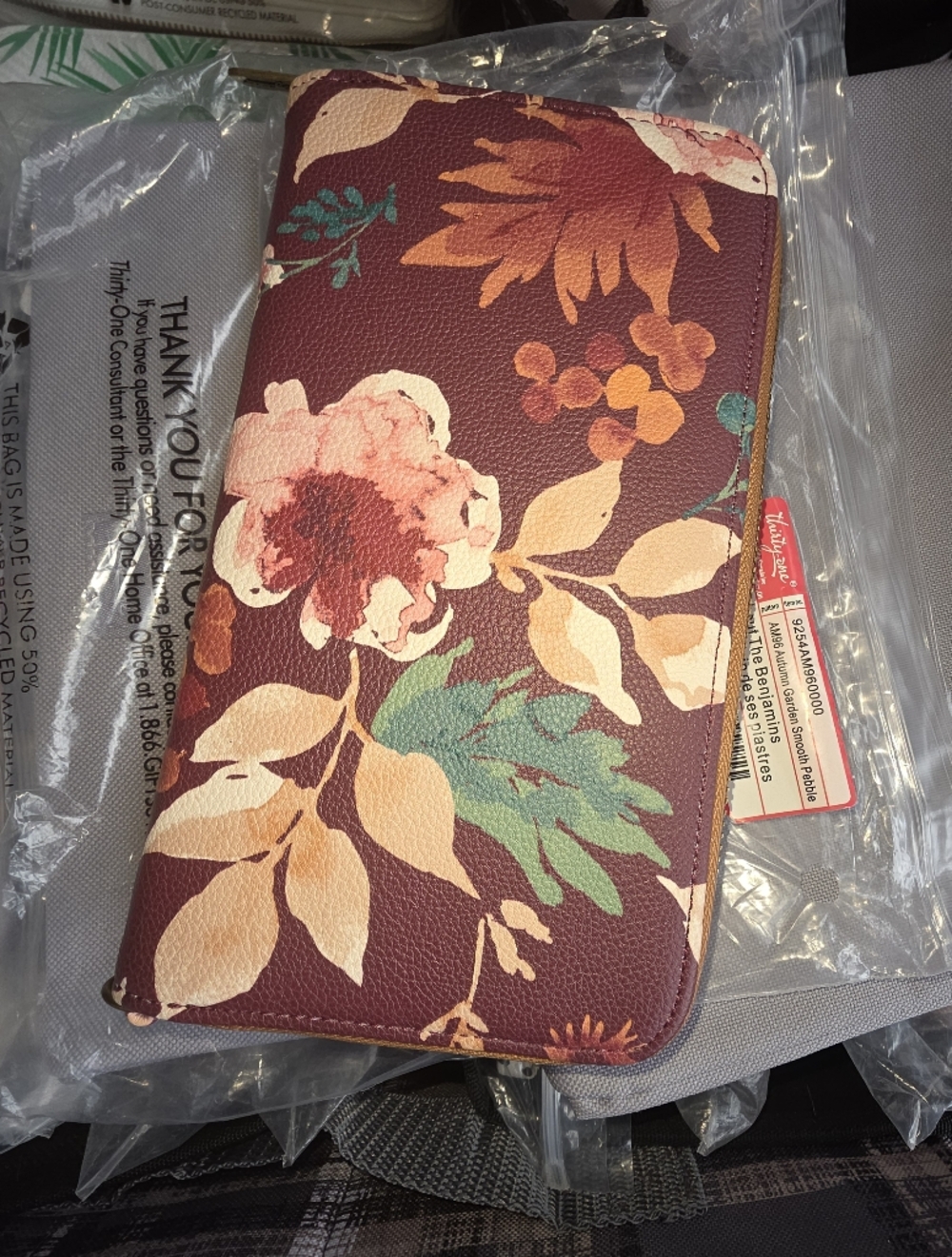 Autumn Garden  All About The Benjamins Wallet